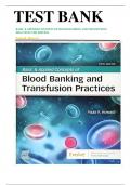 TEST BANK BASIC & APPLIED CONCEPTS OF BLOOD BANKING AND TRANSFUSION  PRACTICES 5TH EDITION Paula R&period; Howard