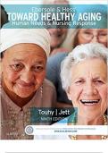 Test Bank for Touhy&colon; Ebersole & Hess' Toward Healthy Aging&comma; 9th Edition&comma; All chapters
