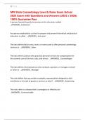MN State Cosmetology Laws & Rules Exam Actual 2025 Exam with Questions and Answers &lpar;2025 &sol; 2026&rpar; 100&percnt; Guarantee Pass