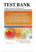 Test Bank for Canadian Community as Partner Theory & Multidisciplinary Practice 5th edition By Ardene R&period; Vollman&comma; All chapters