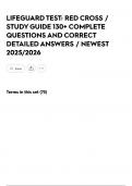 PALS POST TEST &sol; STUDY GUIDE COMPLETE QUESTIONS AND CORRECT DETAILED ANSWERS NEWEST &sol; &period;