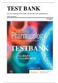 TEST BANK FOR Lilley's Pharmacology for Canadian Health Care Practice 4th Edition by Linda Lane Lilley &comma;COMPLETE GUIDE 100&percnt; VERIFIED A&plus; GRADE ASSURED &excl;&excl;&excl; LATEST UPDATE &excl;&excl;&excl; 