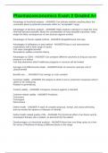 Pharmacoeconomics Exam 2 Graded A&plus;