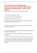 ServiceNow CSA Exam &lpar;Certified System Administrator Exam&rpar; &lpar;Latest 2025 &sol; 2026 Update&rpar; Questions and Verified Answers &vert; 100&percnt; Correct &vert; Grade A&plus;