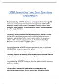 ISTQB Foundation Level Exam Questions And Answers