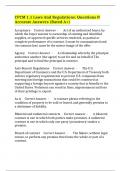 CPCM 1&period;1 Laws And Regulations&colon; Questions & Accurate Answers &lpar;Rated A&plus;&rpar;