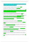 Tennessee State Law Of Cosmetology Exam Questions and Answers 100&percnt; Solved Graded A&plus;