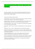 Deca Entrepreneurship Exam Questions And Answers&period;