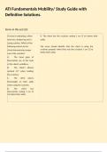 ATI Fundamentals 2 BUNDLE Exam Questions & Expertly Verified Answers &sol; 2025&sol; 2026&period;