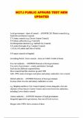 NCTJ PUBLIC AFFAIRS TEST STUDY GUIDE NEW UPDATED&period;&period;&period;