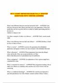 NCTJ COURT REPORTING EXAM FULLY UPDATED QUESTIONS WITH VERIFIED ANSWERS