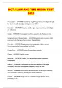 NCTJ FULL PACKAGE EXAM KIT&colon; CORRECT QUESTIONS AND ANSWERS