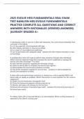 2025 EVOLVE HESI FUNDAMENTALS REAL EXAM TEST BANK&sol;RN HESI EVOLVE FUNDAMENTALS  PRACTICE COMPLETE ALL QUESTIONS AND CORRECT ANSWERS WITH RATIONALES &lpar;VERIFIED ANSWERS&rpar; &vert;ALREADY GRADED A&plus;