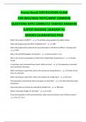 Promo Board CERTIFICATION GUIDE FOR 2025&sol;2026 TESTS&vert;MOST COMMON QUESTIONS WITH CORRECTLY VERIFIED ANSWERS &lpar;LATEST QUIZZES&rpar; &vert;ALREADY A&plus; GRADED&vert;GUARANTEED PASS