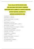 Promo Board CERTIFICATION GUIDE FOR 2025&sol;2026 TESTS&vert;MOST COMMON QUESTIONS WITH CORRECTLY VERIFIED ANSWERS &lpar;LATEST QUIZZES&rpar; &vert;ALREADY A&plus; GRADED&vert;GUARANTEED PASS