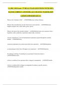 UA BSC 108 Exam 1 75 REAL EXAM QUESTIONS WITH 100&percnt; RATED CORRECT ANSWERS &lpar;ACCURATELY PASSED&rpar; 2025 LATEST UPDATED GET A&plus;