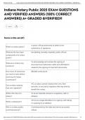 Indiana Notary Public 2025 EXAM QUESTIONS AND VERIFIED ANSWERS &lpar;100&percnt; CORRECT ANSWERS&rpar; A&plus; GRADED &VERIFIED&excl;&excl;