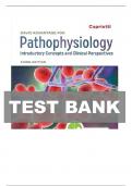 Test Bank For Davis Advantage for Pathophysiology Introductory Concepts and Clinical Perspectives 3rd Edition by &lpar;Capriotti&rpar;&comma; Chapter 1 - 46 > Pdf File <