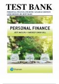Test Bank for Personal Finance&comma; Fourth Canadian 4th Edition by Jeff Madu&comma; All chapters