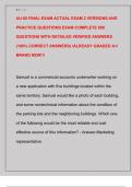 AU 60 FINAL EXAM ACTUAL EXAM 2 VERSIONS AND  PRACTICE QUESTIONS EXAM COMPLETE 600  QUESTIONS WITH DETAILED VERIFIED ANSWERS  &lpar;100&percnt; CORRECT ANSWERS&rpar; &sol;ALREADY GRADED A&plus;&sol;  BRAND NEW&excl;&excl;&excl;