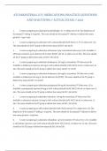 ATI Parenteral &lpar;IV&rpar; Medications &ndash; 2025 Practice Questions & Solutions &vert; Actual Exam Prep
