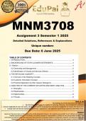 MNM3708 Assignment 3 PORTFOLIO &lpar;COMPLETE GUIDELINE&rpar; Semester 1 2025 - DUE 6 June 2025