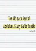 The ultimate dental assistant study guide bundle