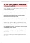 PN 2005 &sol;PN2005 PACKAGE DEAL QUESTIONS AND ANSWERS WITH VERIFIED SOLUTIONS UPDATED 2025
