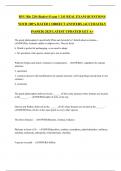BYU Bio 220 &lpar;Rader&rpar; Exam 1 241 REAL EXAM QUESTIONS WITH 100&percnt; RATED CORRECT ANSWERS &lpar;ACCURATELY PASSED&rpar; 2025 LATEST UPDATED GET A&plus;