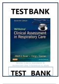 Complete Test Bank Wilkins&rsquo; Clinical Assessment in Respiratory Care 7th Edition Heuer Questions & Answers with rationales &lpar;Chapter 1-21&rpar;