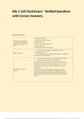 REL C 225 Final Exam&sol;  Verified Questions  with Correct Answers&period;