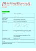 RST 230 Exam 2 &sol; Newest 2025 Actual Exam 100&plus; Questions and Correct Detailed Answers &lpar;Verified Answers&rpar;  
