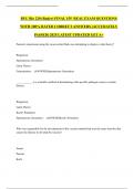 BYU Bio 220 &lpar;Rader&rpar; FINAL 155  REAL EXAM QUESTIONS WITH 100&percnt; RATED CORRECT ANSWERS &lpar;ACCURATELY PASSED&rpar; 2025 LATEST UPDATED GET A&plus;