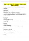 MGMT 461 Exam 3 - Chapter 15 question with answers