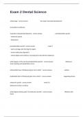 unit 1 dental science quiz practice test with verified correct answers solutions guaranteed&period;
