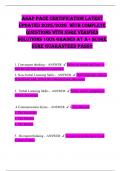 ASAP PACE CErtifiCAtion LAtESt  UPDAtED 2025&sol;2026  WitH CoMPLEtE qUEStionS WitH SUrE VErifiED  SoLUtionS 100&percnt; GrADED At A&plus; SCorE SUrE GUArAntEED PASS&excl;&excl; 