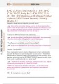 EPIC CLN 251&sol;252  Exam Questions with Detailed Verified Answers &lpar;100&percnt; Correct Answers&rpar; &sol;Already Graded A&plus;