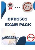 CPD1501 EXAM PACK 2025 &lbrack;LATEST QUESTIONS AND ANSWERS&rsqb;