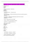 CAPS I Exam question with answers
