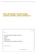 PSYC 382 EXAM 1 STUDY GUIDE &lpar;CHERYL MCNEIL&comma; WVU&rpar; SCORED A&plus;