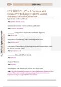 NURS5315 Exam  Questions and Correct Detailed Answers &lpar;Verified Answers&rpar; &vert;&vert;Already Graded A&plus;&vert;&vert;Newest Version