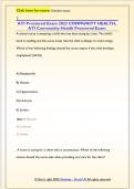 ATI Proctored Exam 2023 COMMUNITY HEALTH&comma;  ATI Community Health Proctored Exam 