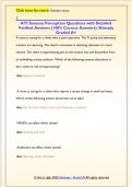 ATI Sensory Perception Questions with Detailed  Verified Answers &lpar;100&percnt; Correct Answers&rpar; &sol;Already  Graded A&plus; 