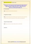Chapter 42 Cardiovascular Dysfunction Questions  with Detailed Verified Answers &lpar;100&percnt; Correct  Answers&rpar; &sol;Already Graded A&plus; 