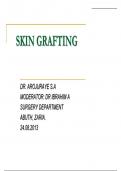 SKIN GRAFTING