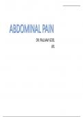ABDOMINAL PAIN 