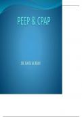 PEEP AND CPAP