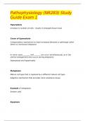 Pathophysiology &lpar;NR283&rpar; Study Guide Exam 1