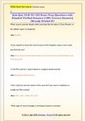 Kyle Epic CLN 251-252 Exam Prep Questions with  Detailed Verified Answers &lpar;100&percnt; Correct Answers&rpar;  &sol;Already Graded A&plus; 