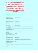 CLASS E DRIVER'S KNOWLEDGE EXAM &sol; COMPREHENSIVE EXPERT STRATEGIES&comma; REVIEW OF KEY QUIZZES&comma; AND PRACTICE QUESTIONS FOR GUARANTEED SUCCESS  